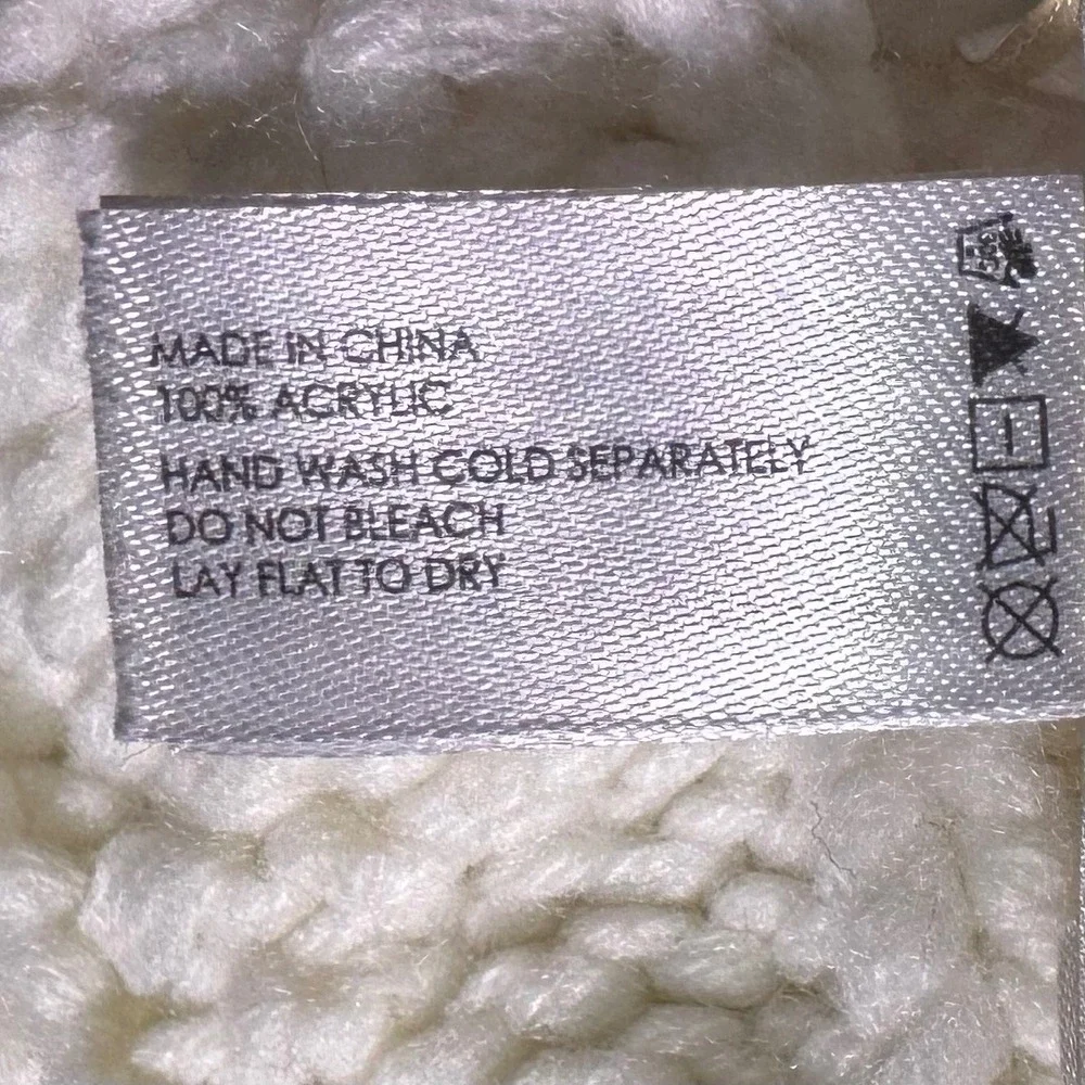 Michael Kors Womens Cream Cable Knit‎ Acrylic Beanie Hat